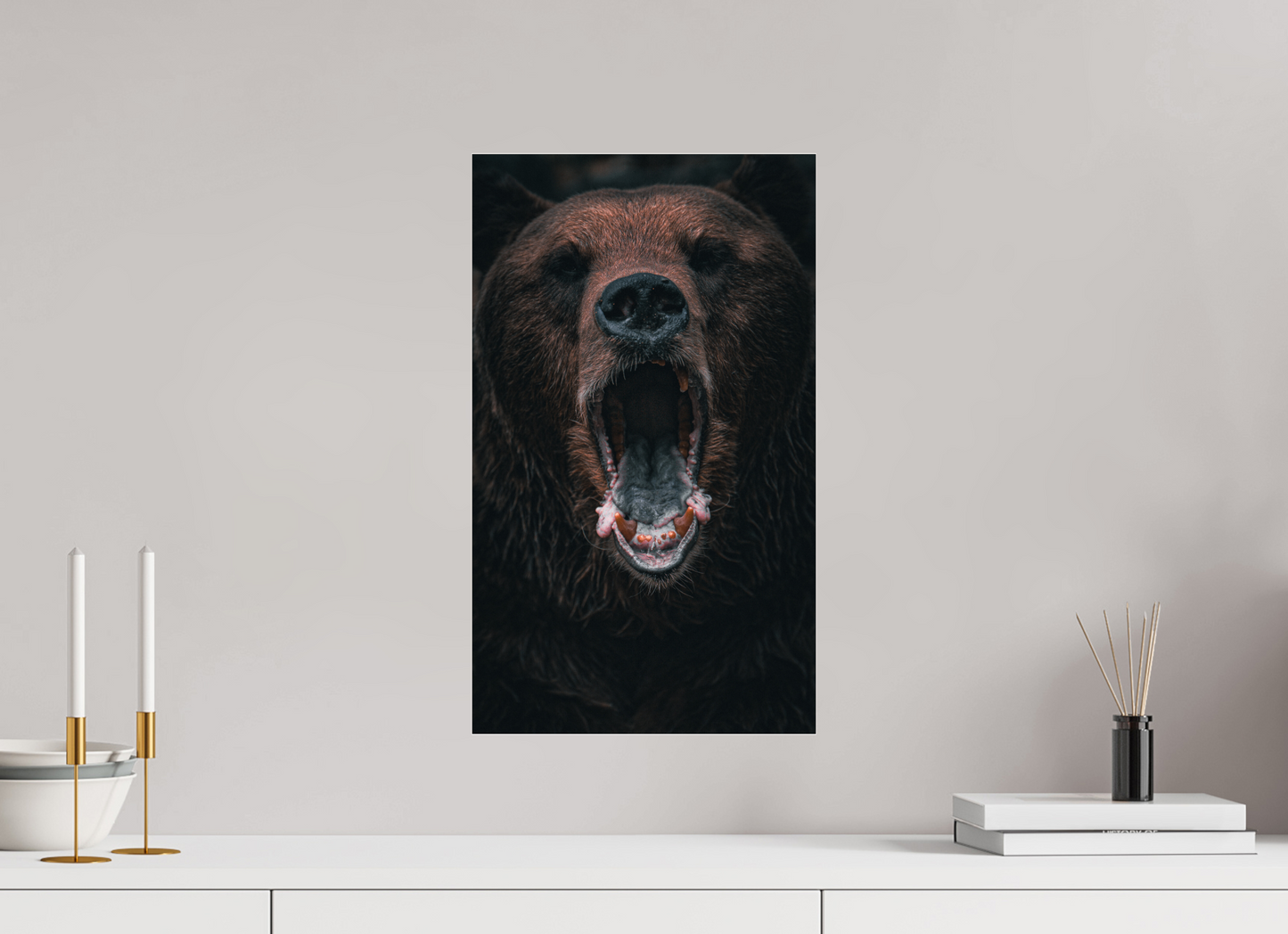 Shout in Silence - Brown bear prints
