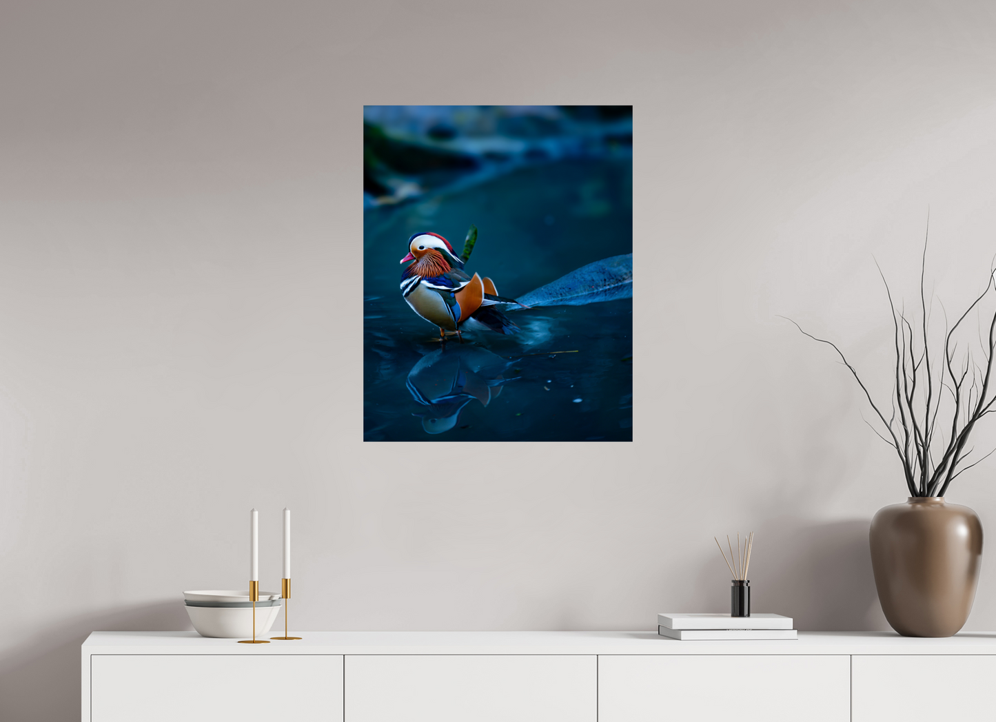 Journey of a Thousand Miles - Mandarin duck print