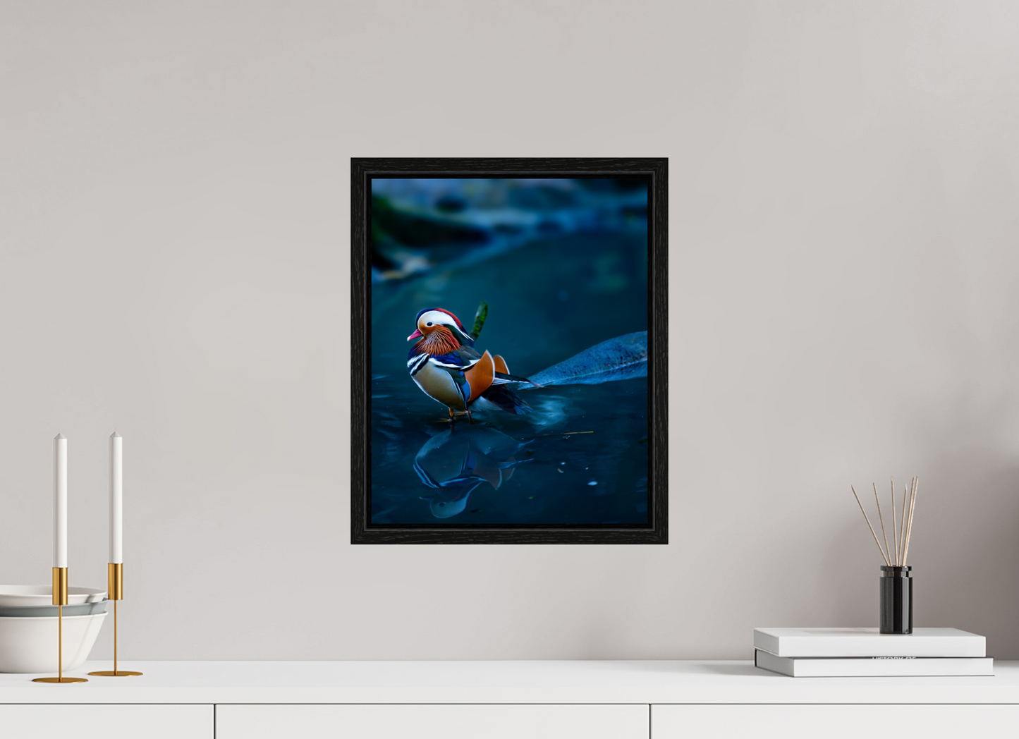 Journey of a Thousand Miles - Mandarin duck print