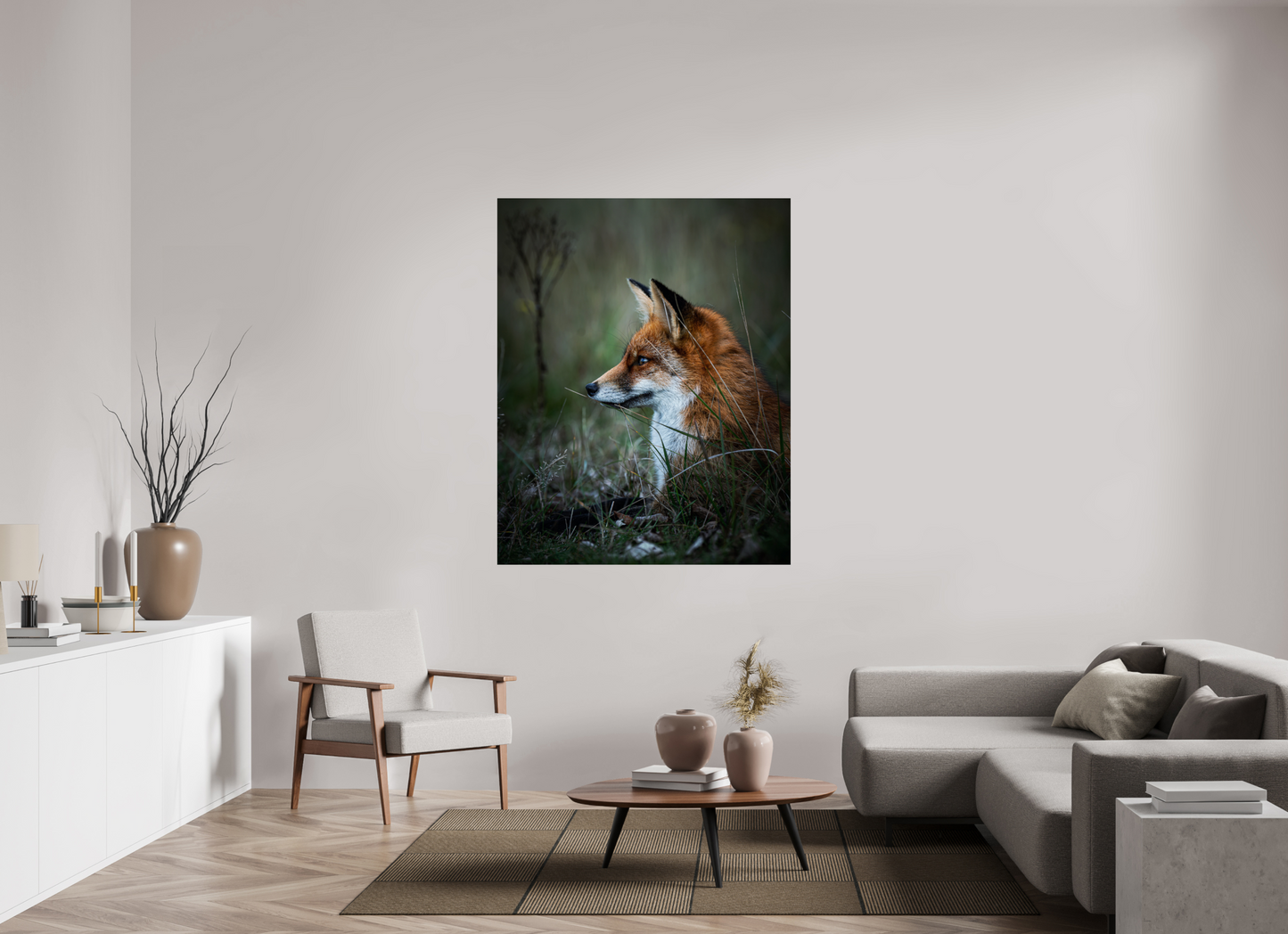 Between Fox and Wolf - Red Fox Print