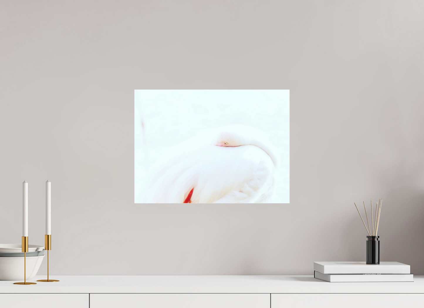 Joy is a vitamin - Flamingo Print