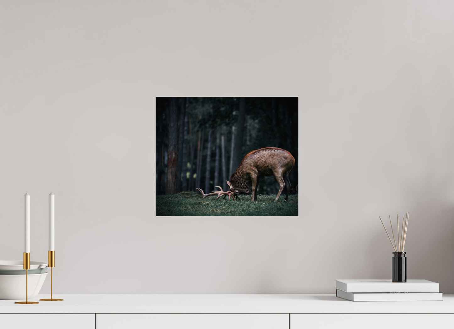 Not all those who wander are lost - Red Deer Print