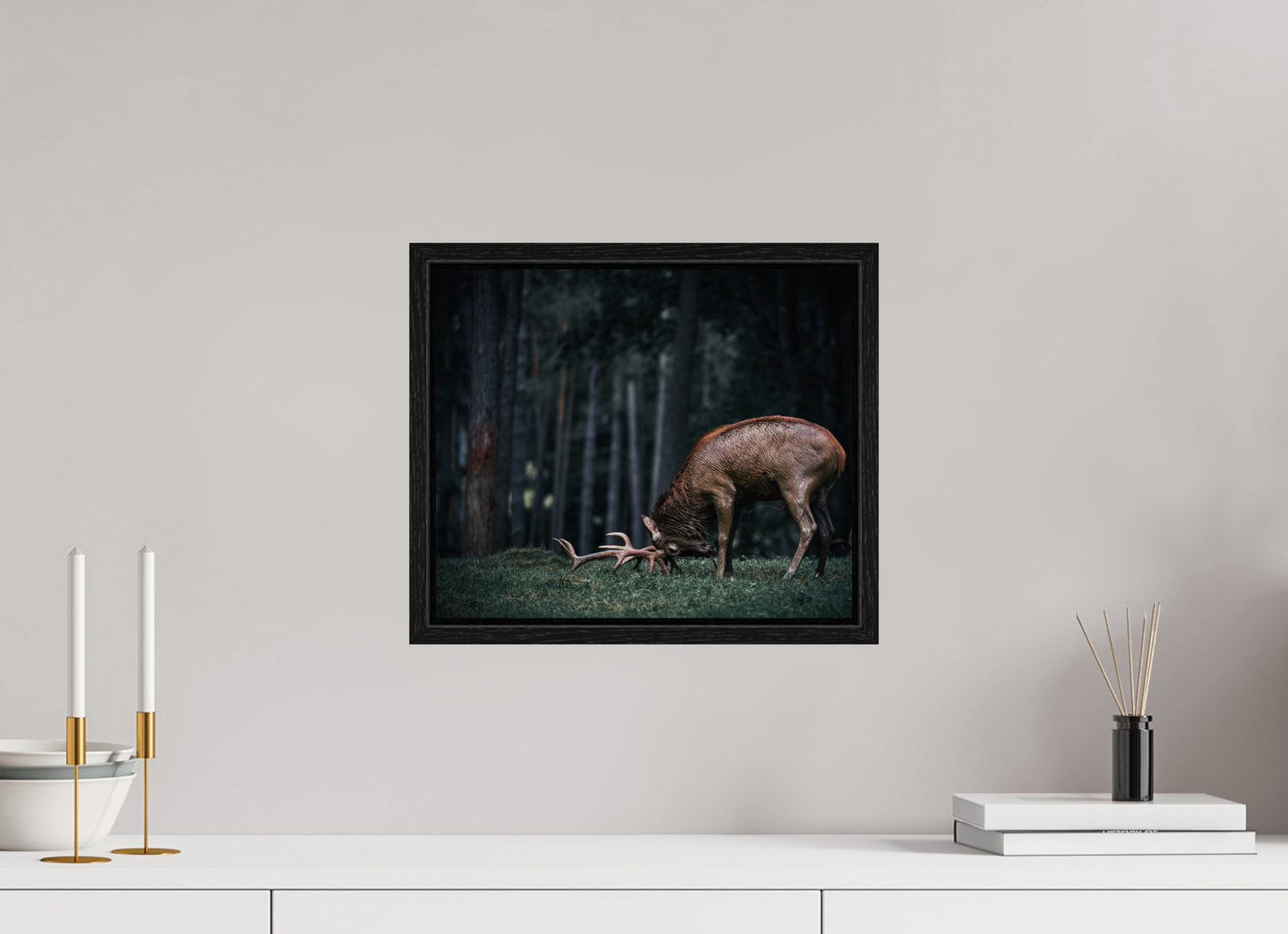 Not all those who wander are lost - Red Deer Print