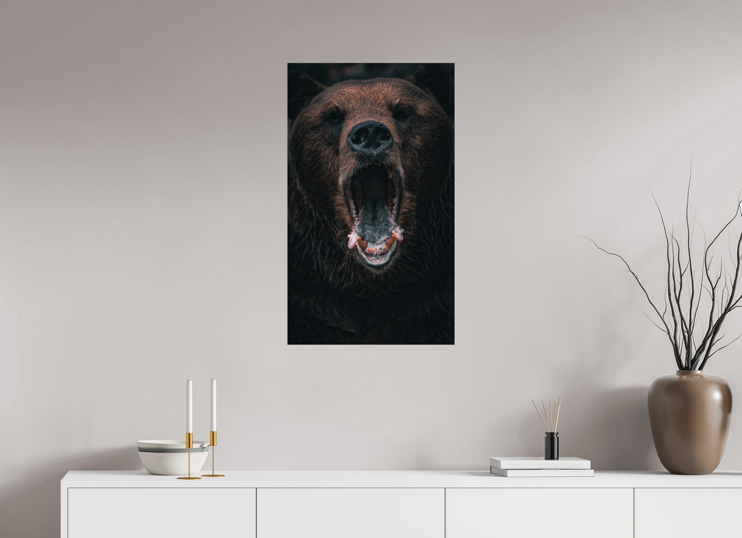 Shout in Silence - Brown bear prints