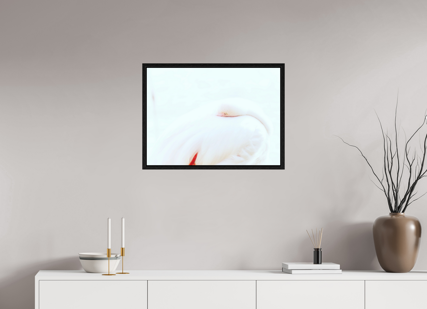 Joy is a vitamin - Flamingo Print