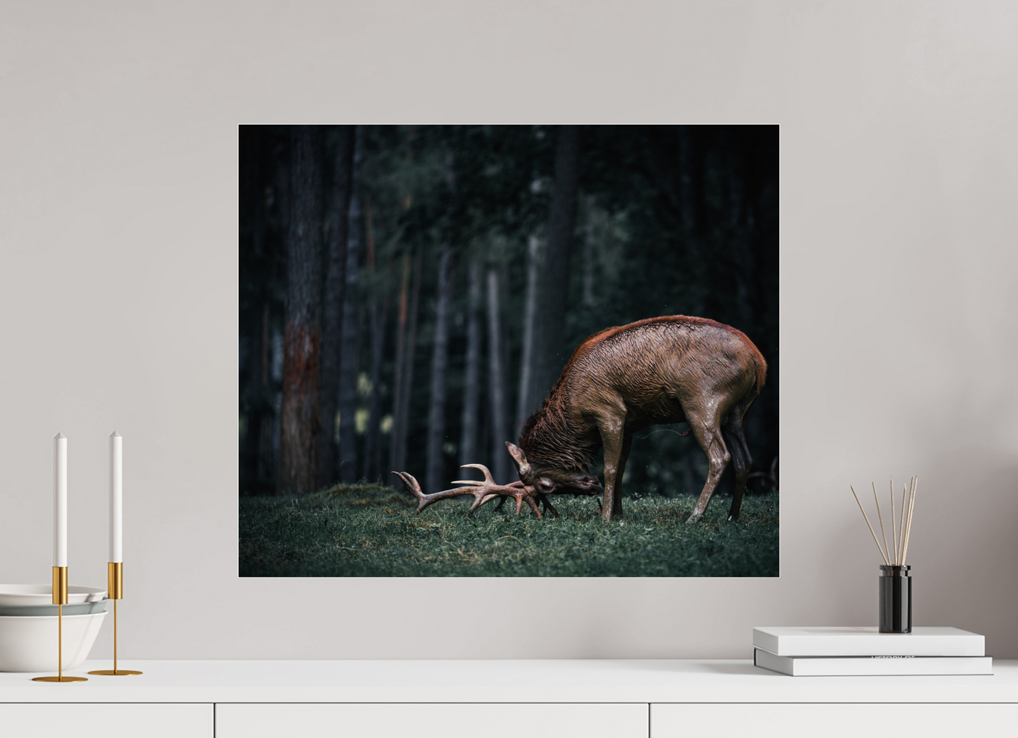 Not all those who wander are lost - Red Deer Print