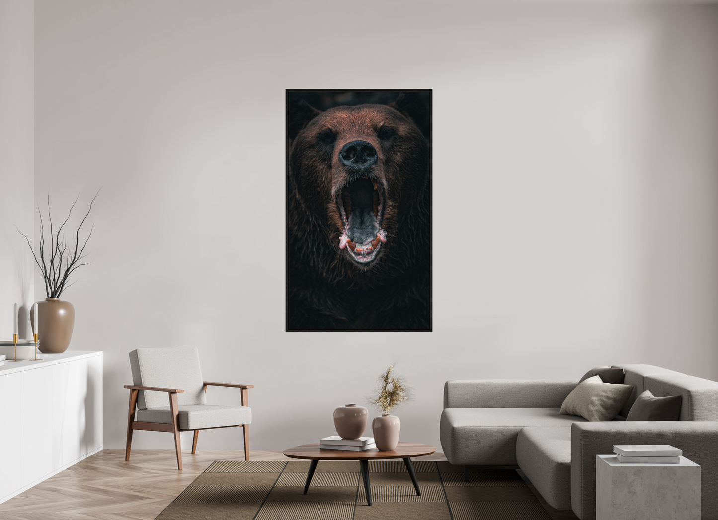 Shout in Silence - Brown bear prints