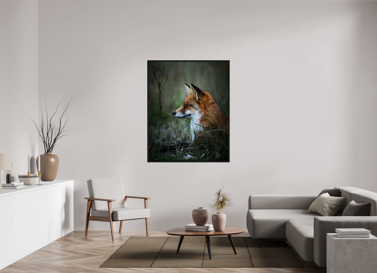 Between Fox and Wolf - Red Fox Print