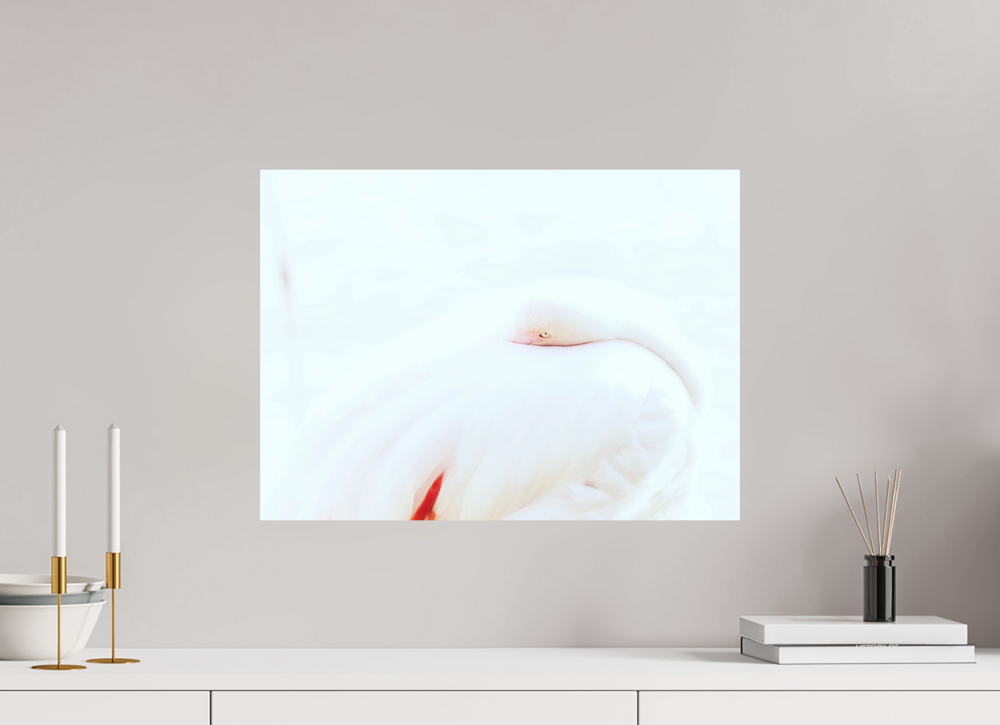 Joy is a vitamin - Flamingo Print