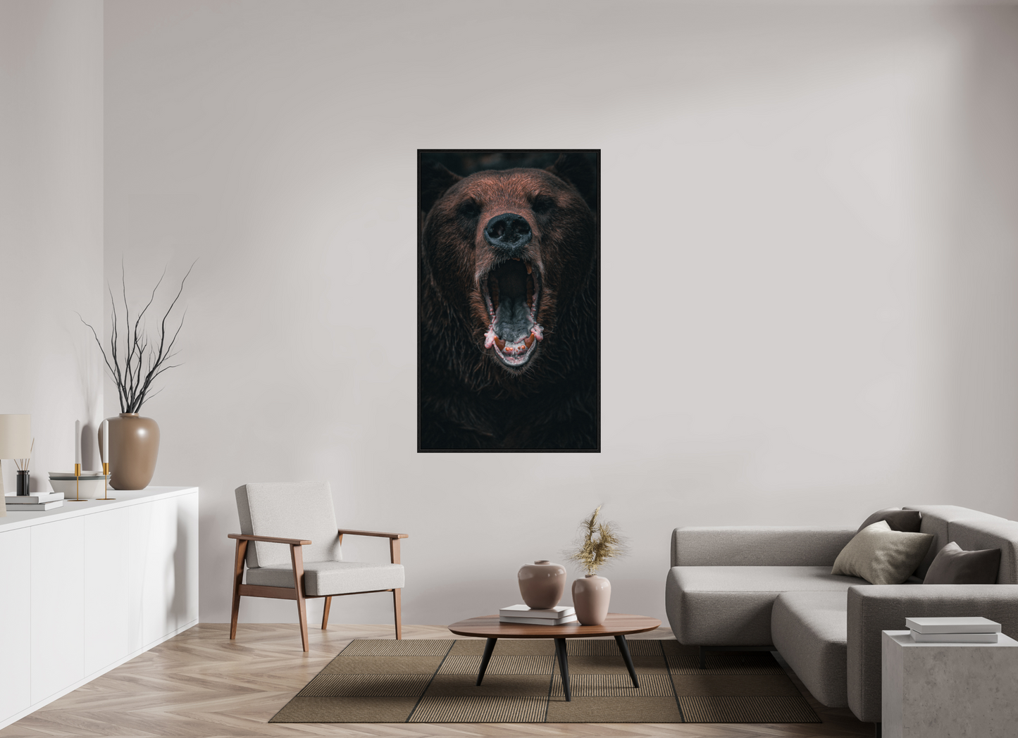 Shout in Silence - Brown bear prints