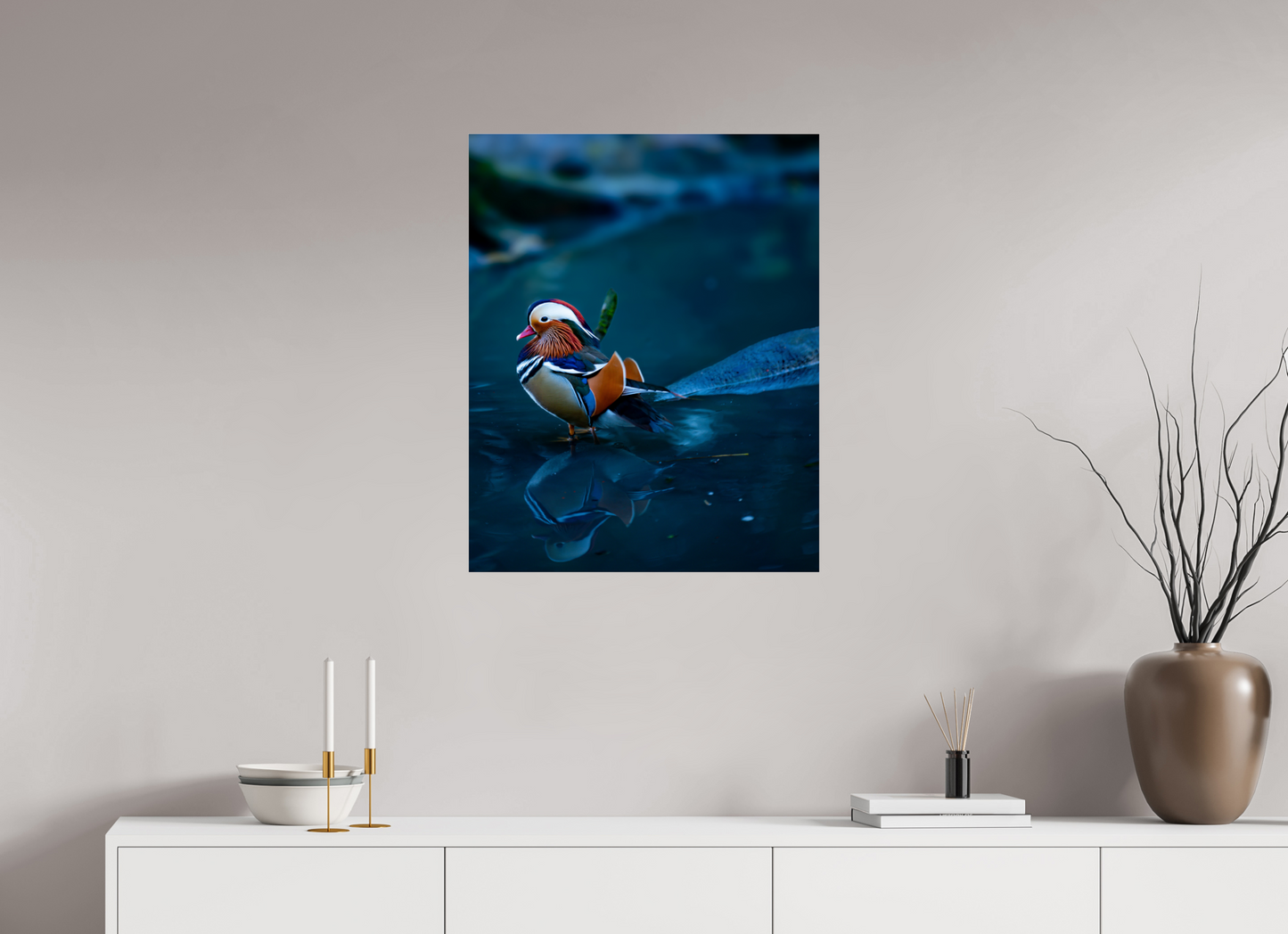 Journey of a Thousand Miles - Mandarin duck print