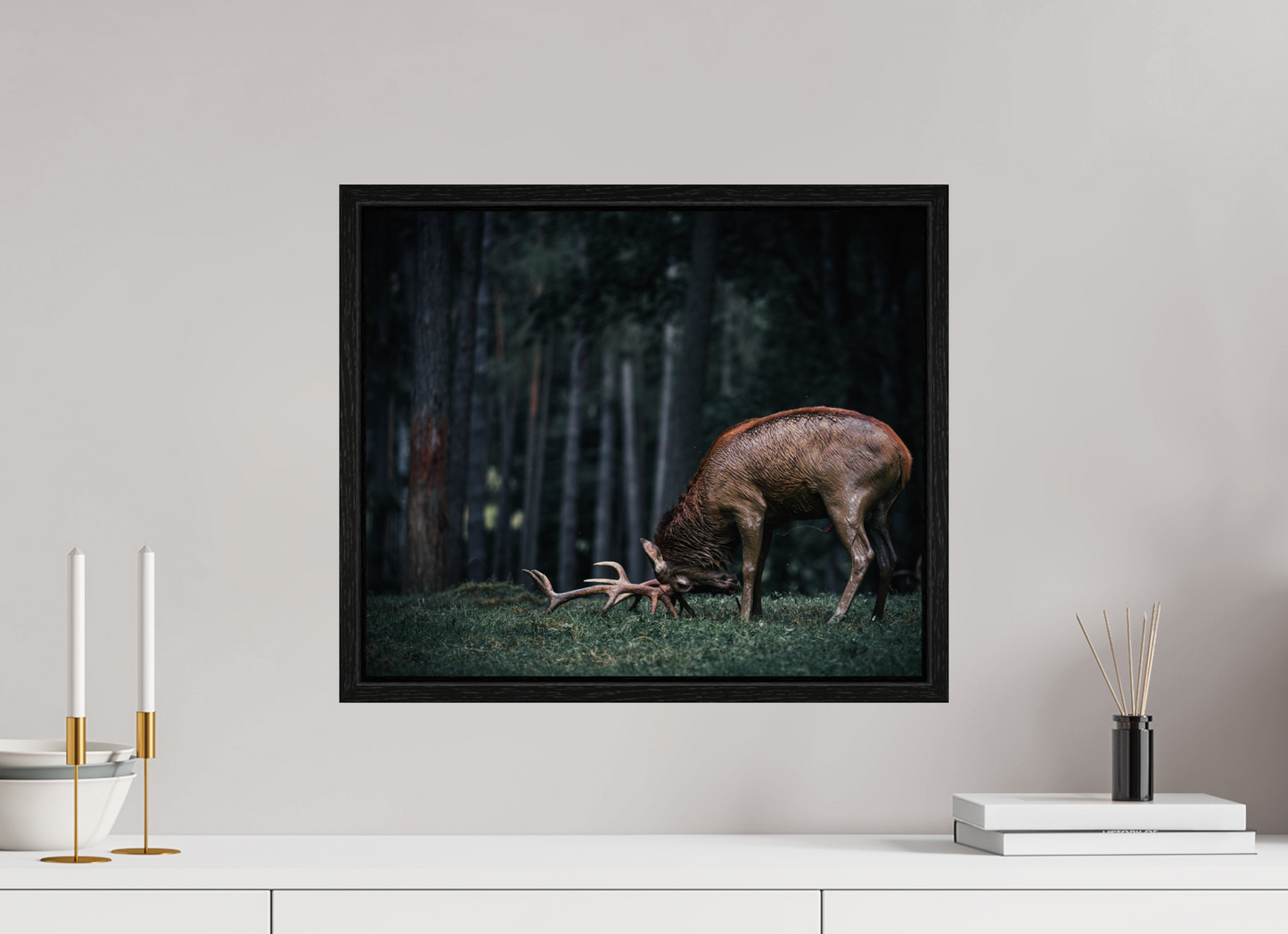 Not all those who wander are lost - Red Deer Print