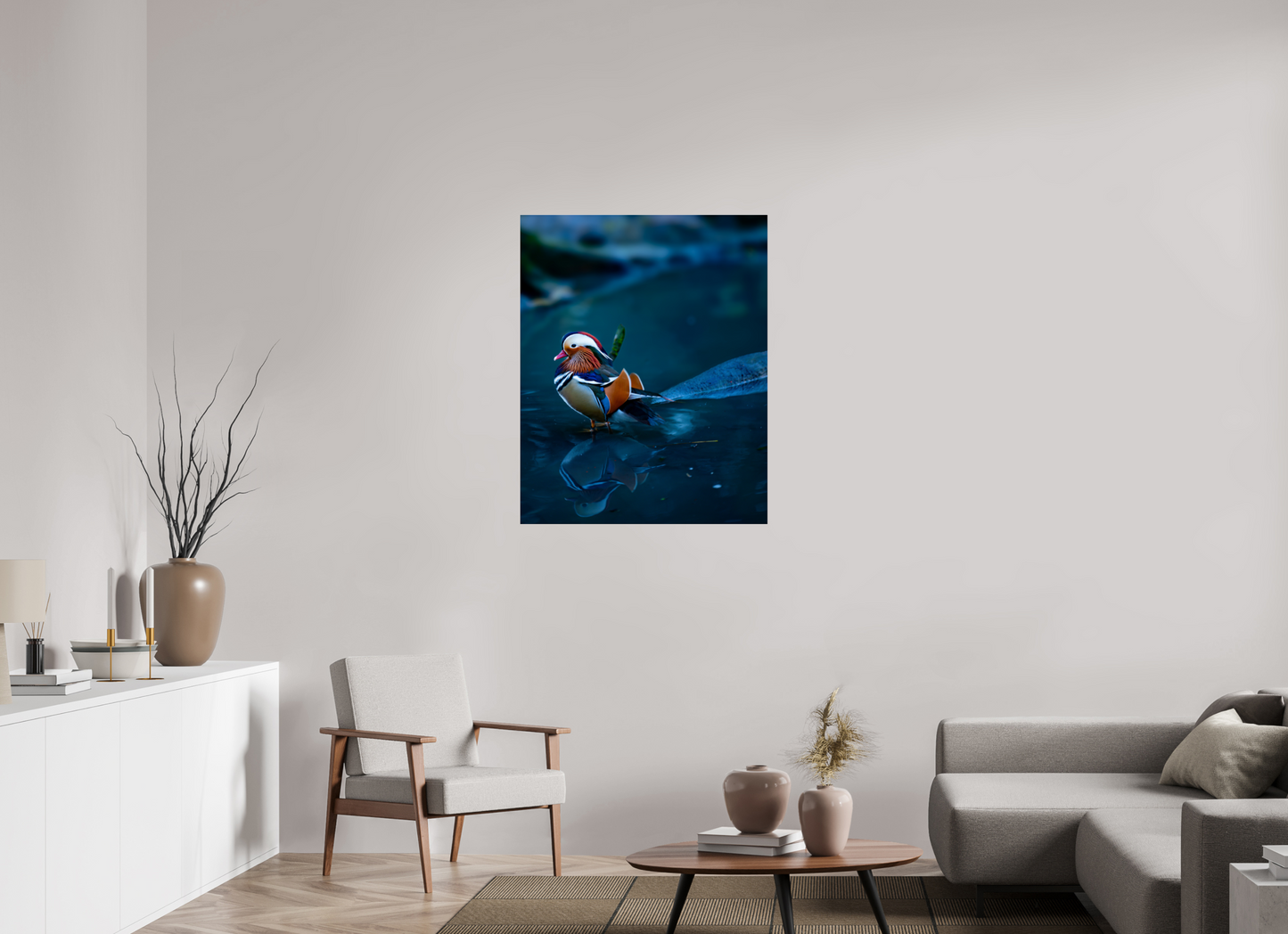 Journey of a Thousand Miles - Mandarin duck print