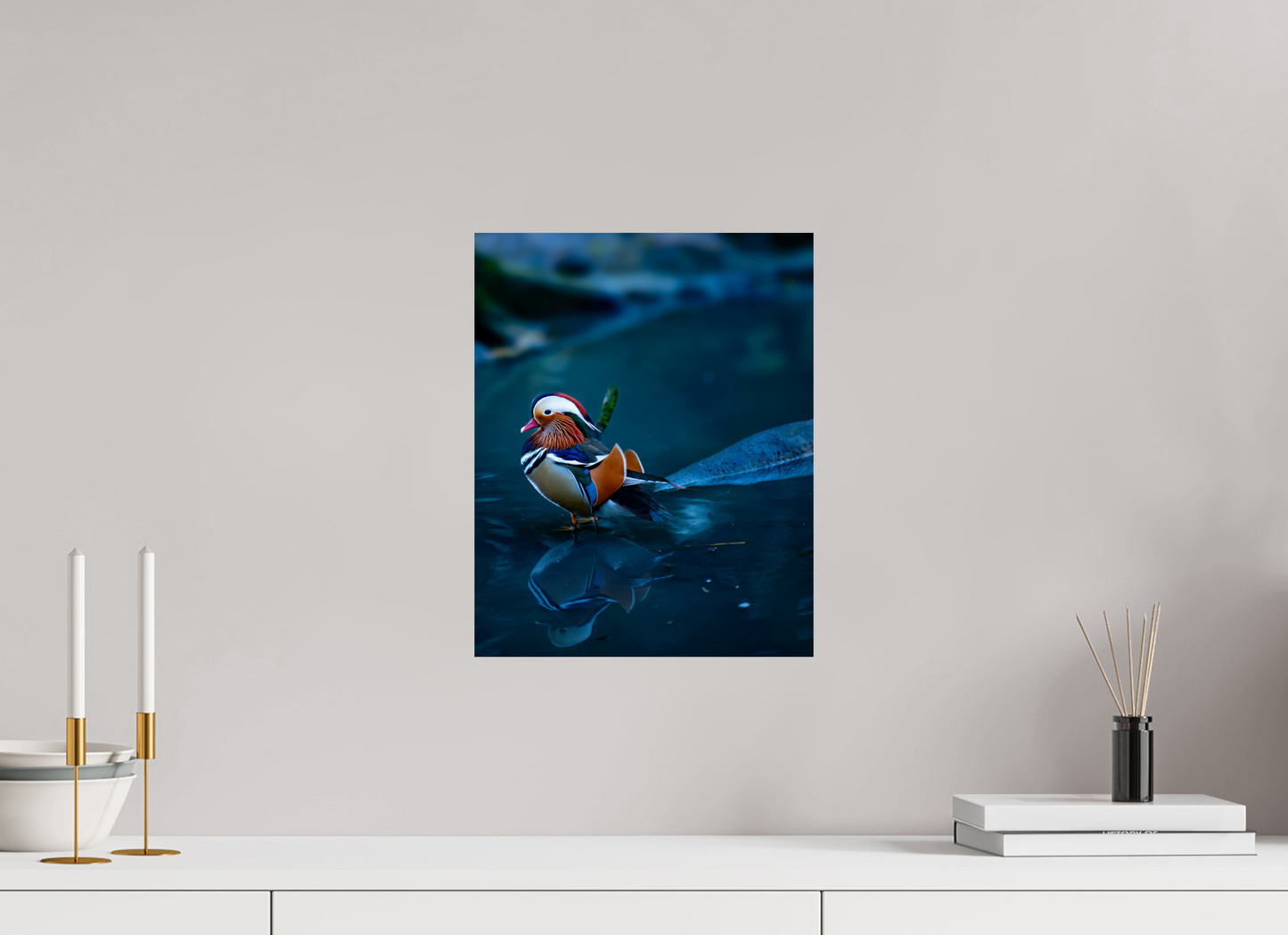 Journey of a Thousand Miles - Mandarin duck print