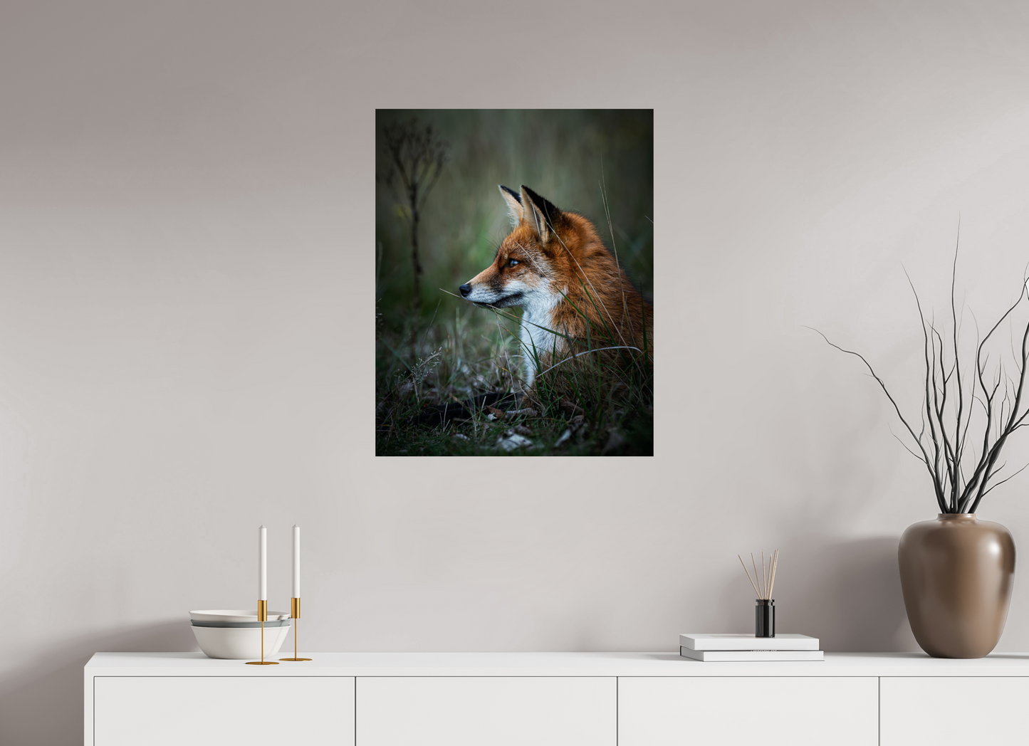 Between Fox and Wolf - Red Fox Print
