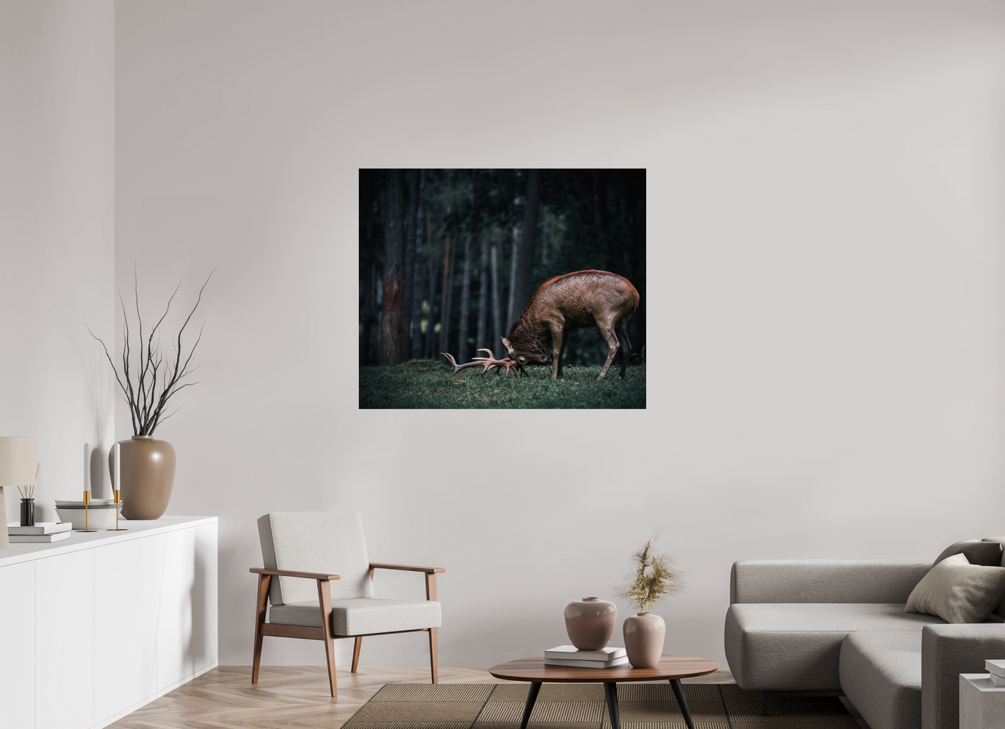 Not all those who wander are lost - Red Deer Print