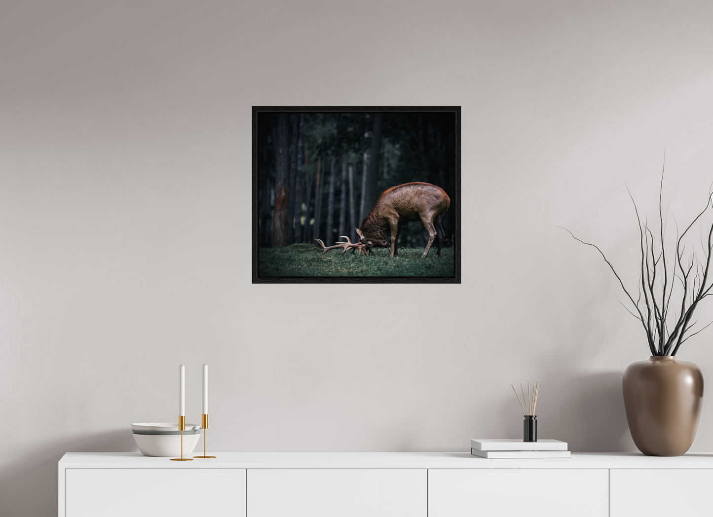 Not all those who wander are lost - Red Deer Print