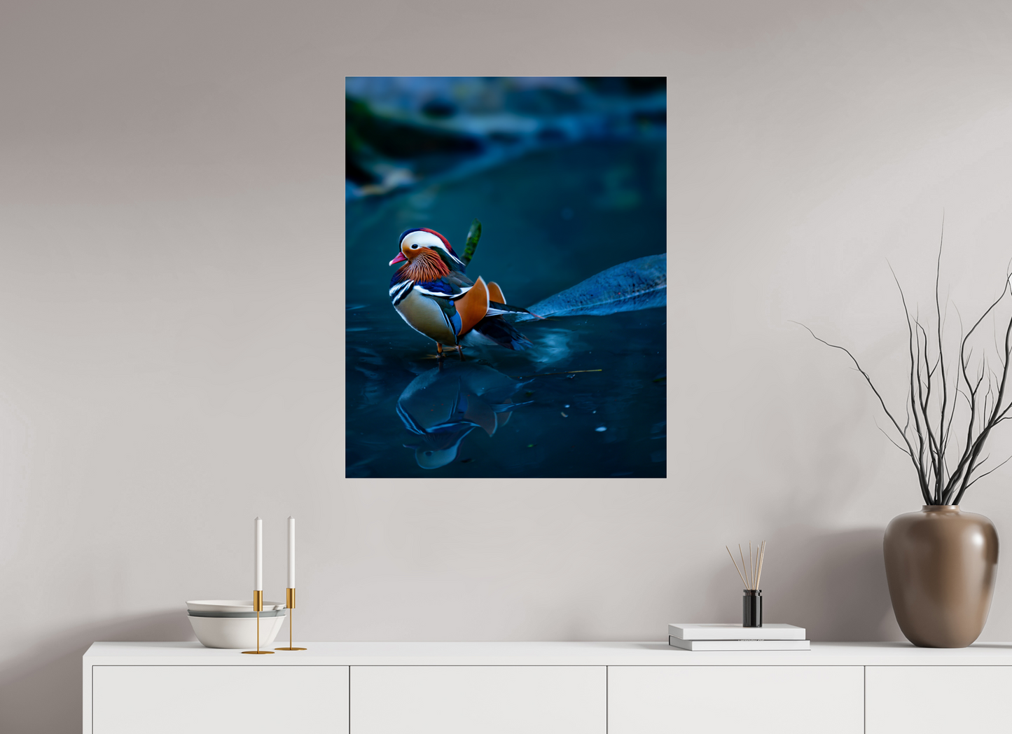 Journey of a Thousand Miles - Mandarin duck print