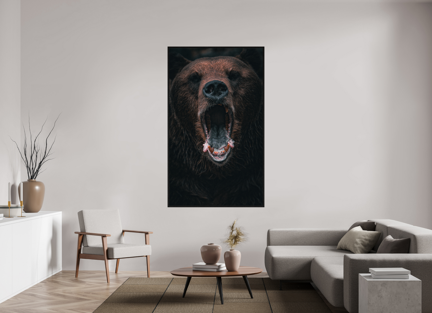 Shout in Silence - Brown bear prints