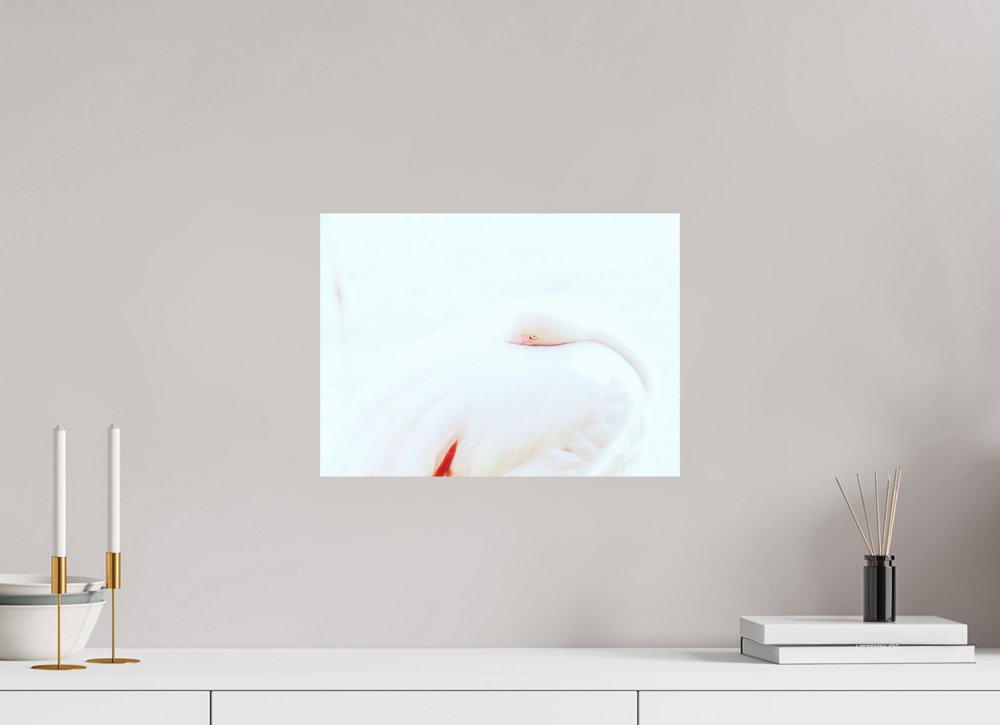 Joy is a vitamin - Flamingo Print