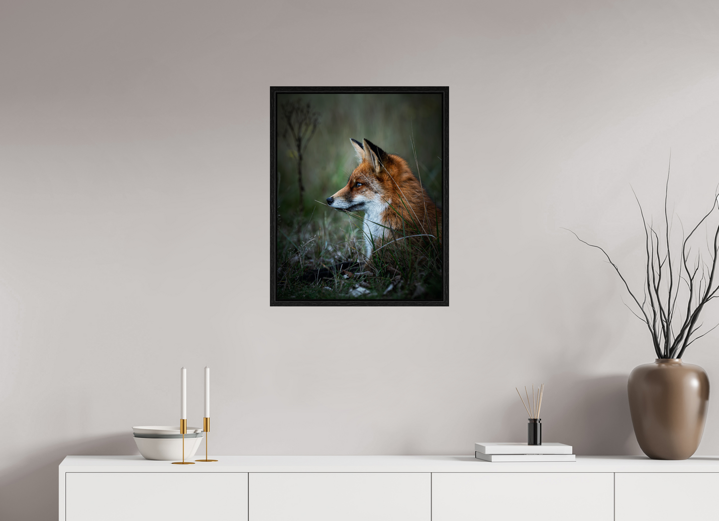 Between Fox and Wolf - Red Fox Print