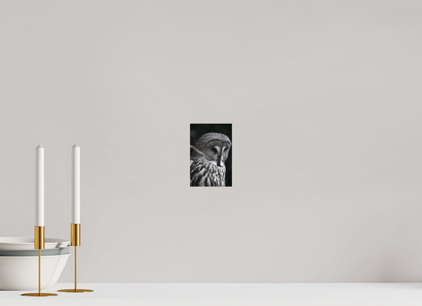 The Silent Hunter - Great Grey Owl Print