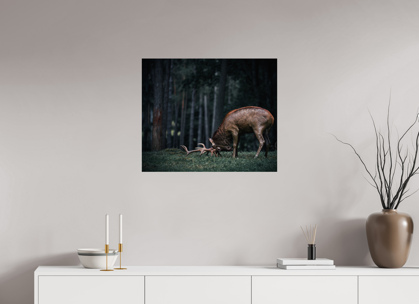 Not all those who wander are lost - Red Deer Print