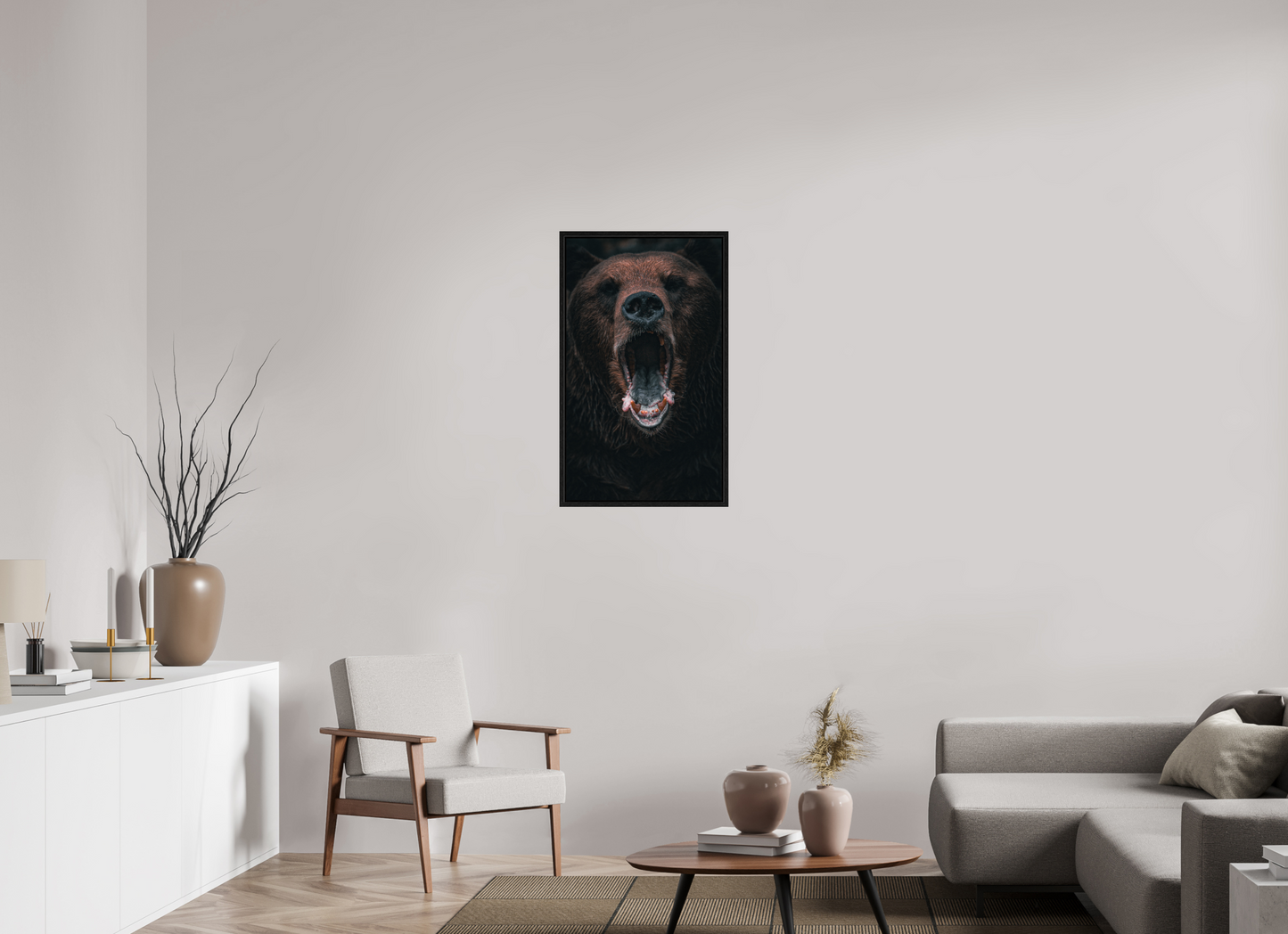 Shout in Silence - Brown bear prints
