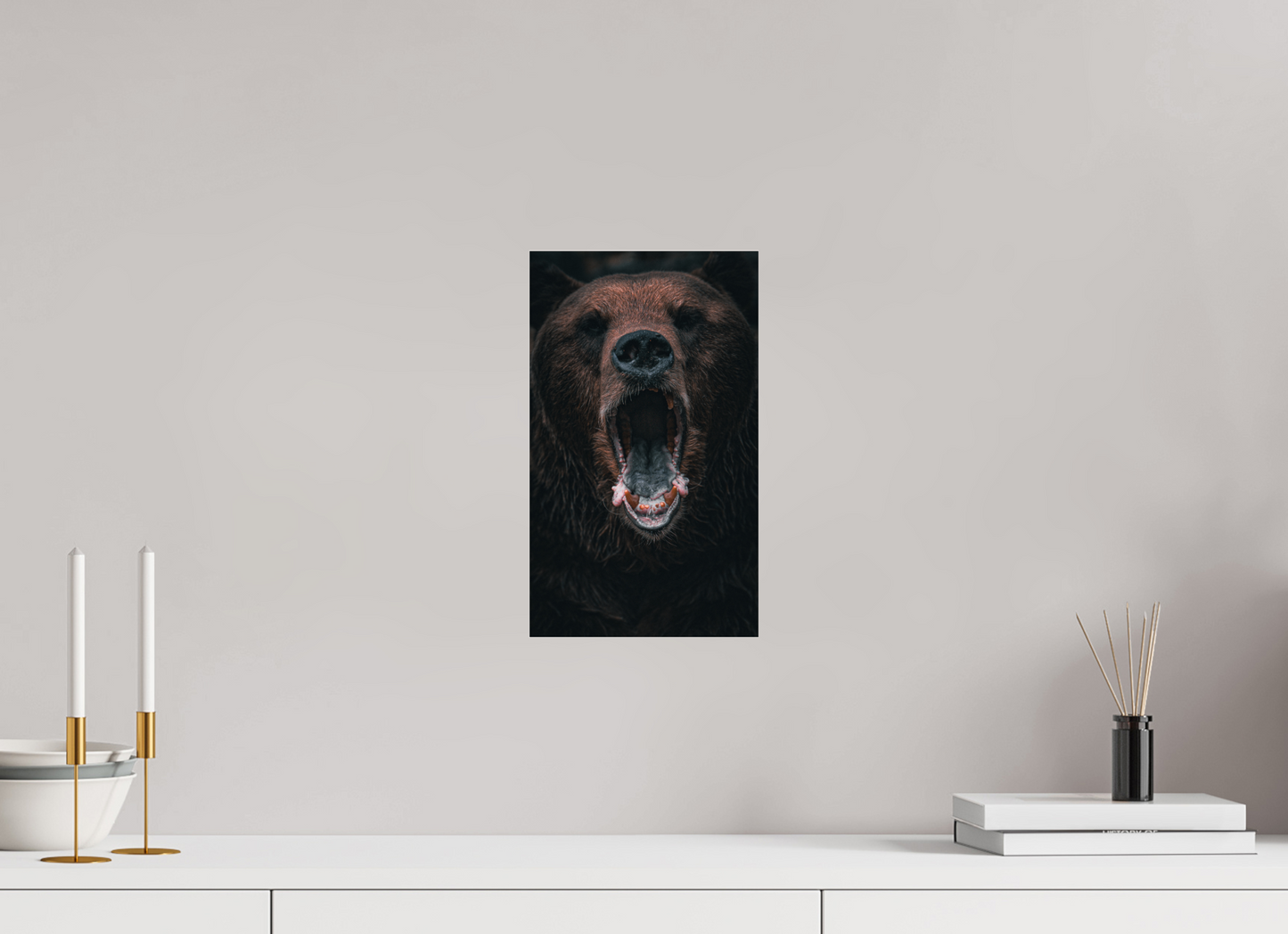 Shout in Silence - Brown bear prints