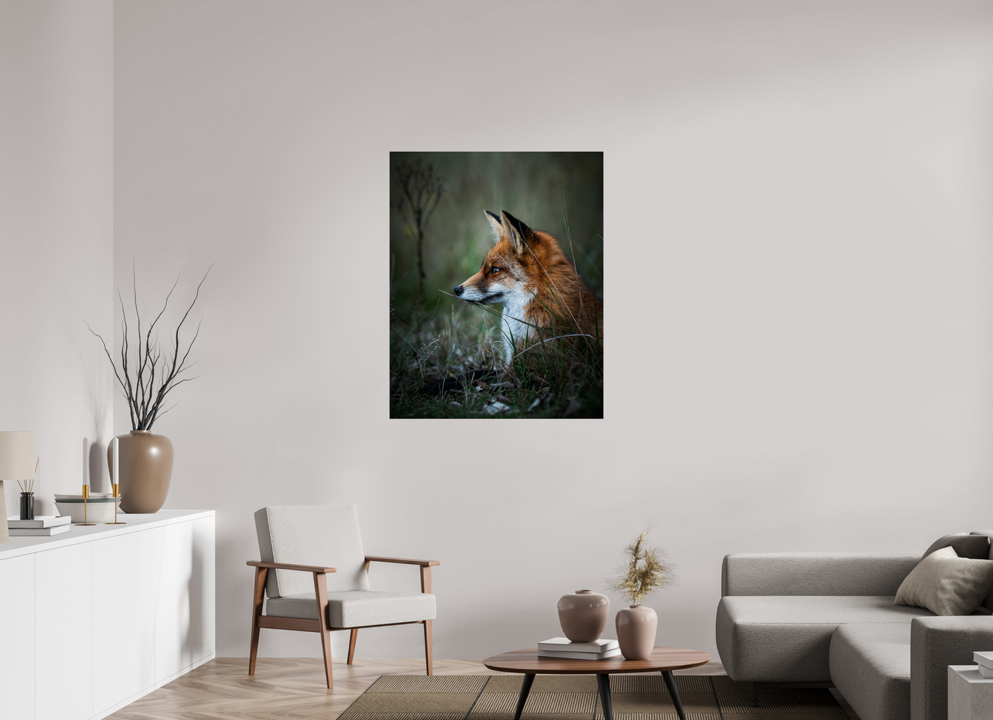 Between Fox and Wolf - Red Fox Print