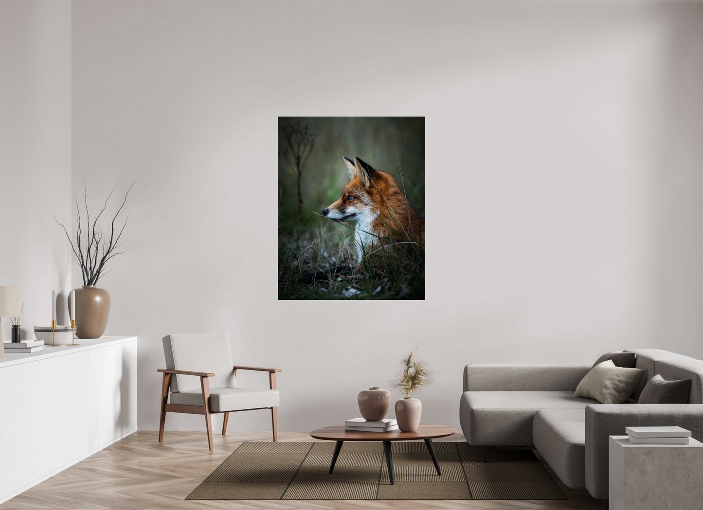 Between Fox and Wolf - Red Fox Print