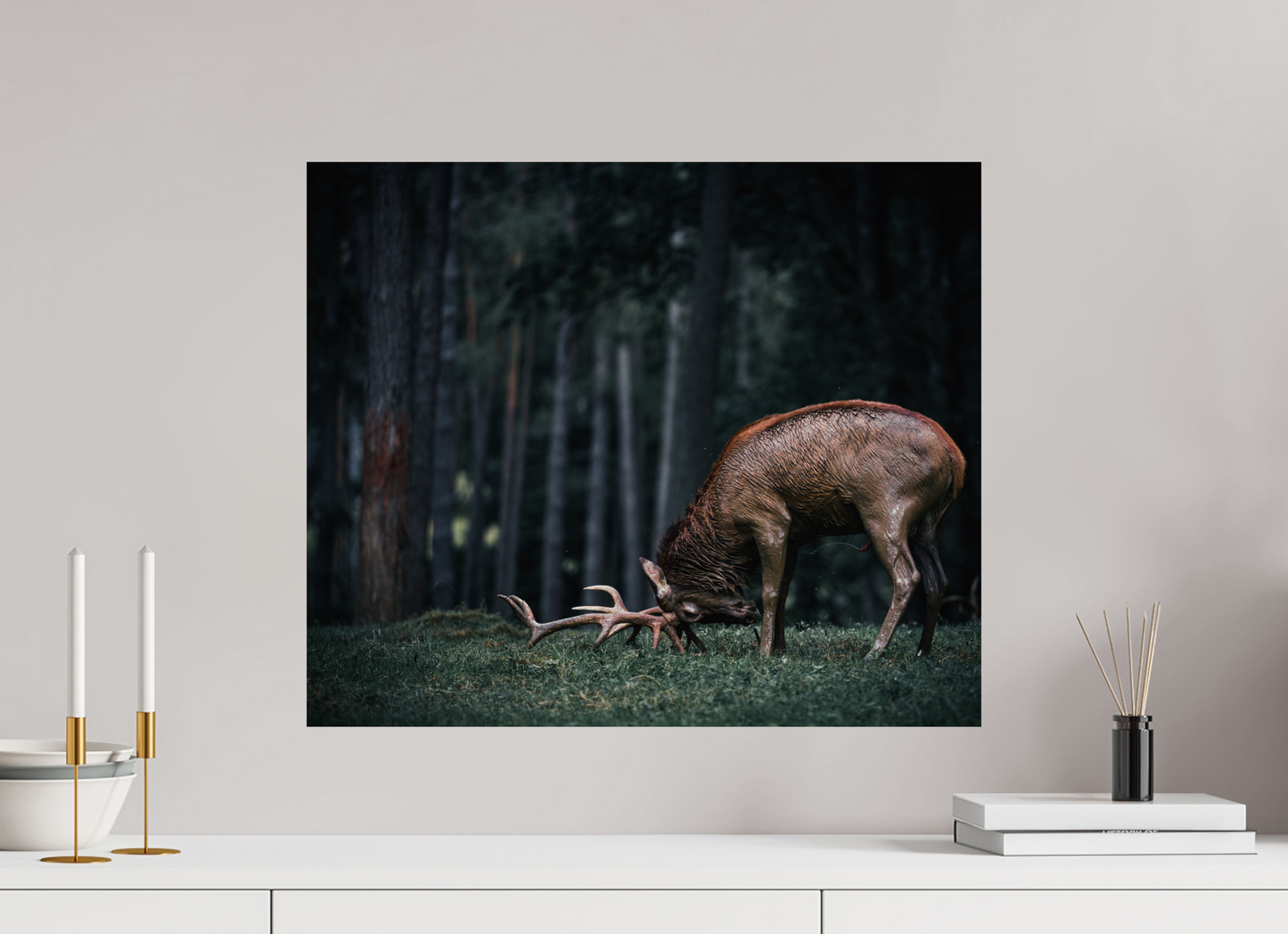 Not all those who wander are lost - Red Deer Print