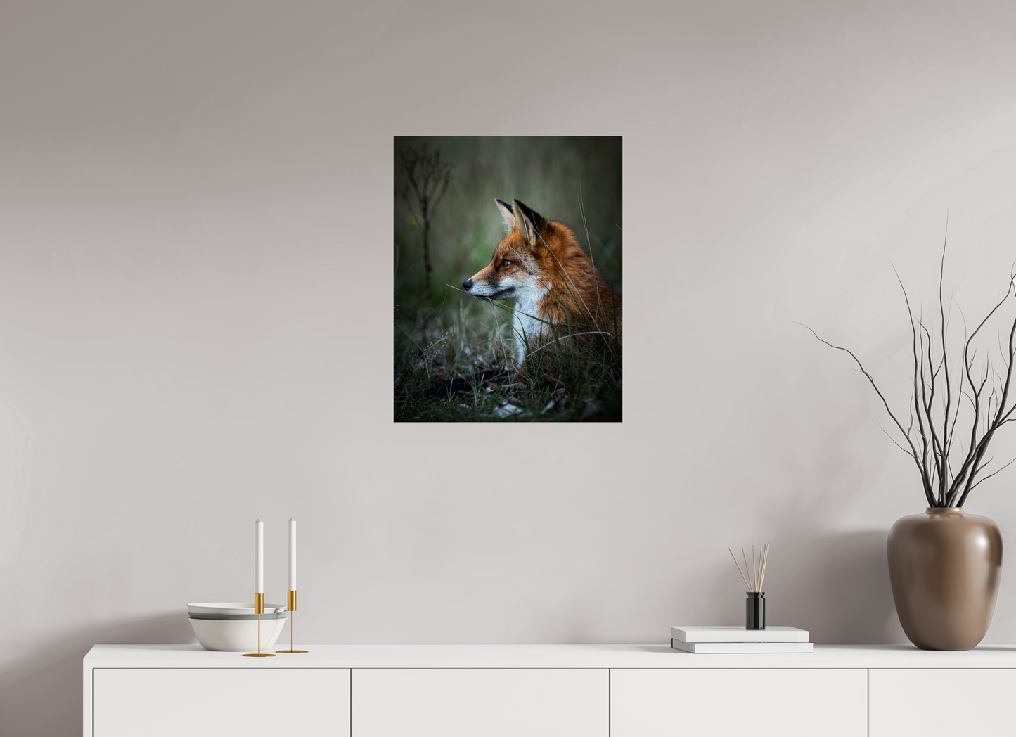 Between Fox and Wolf - Red Fox Print