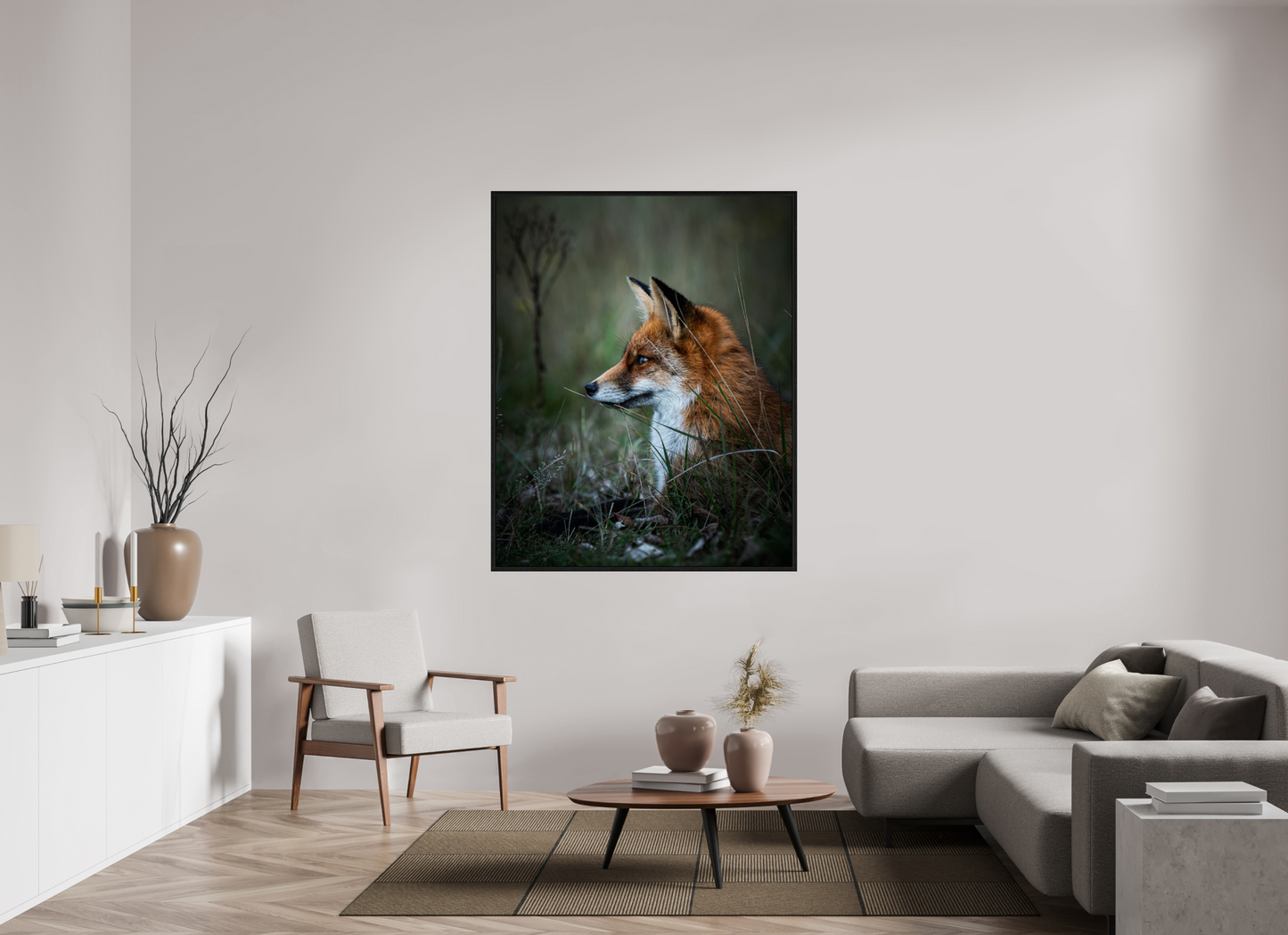 Between Fox and Wolf - Red Fox Print