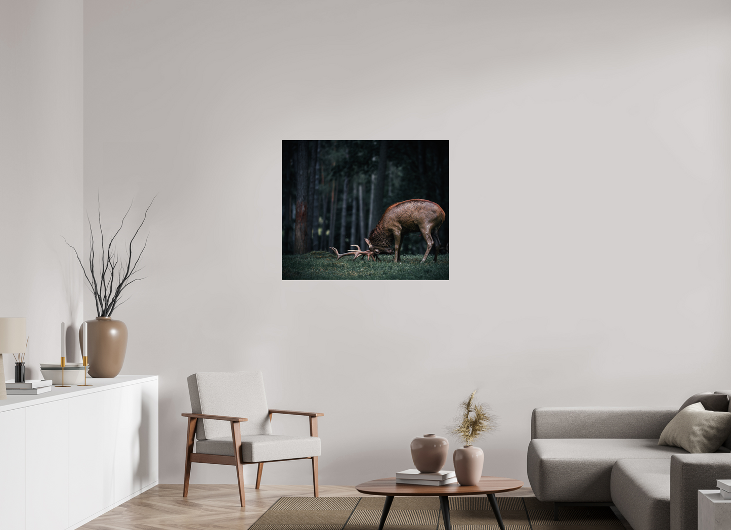 Not all those who wander are lost - Red Deer Print
