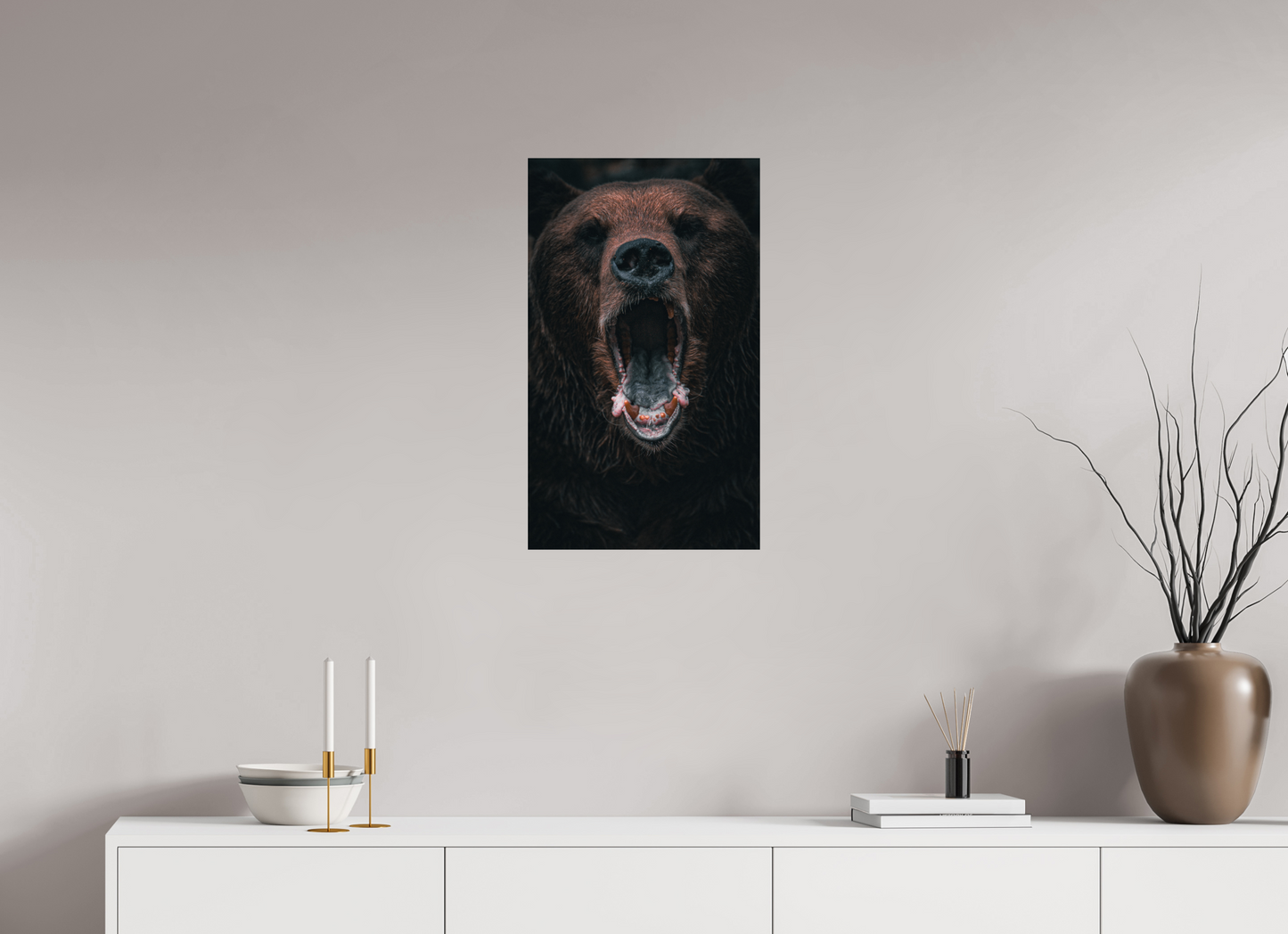 Shout in Silence - Brown bear prints