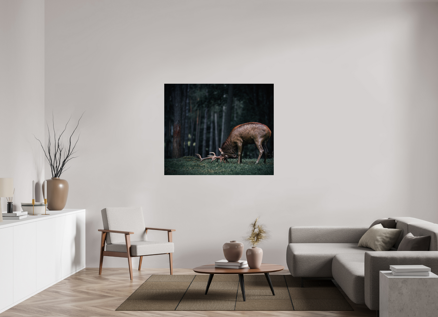 Not all those who wander are lost - Red Deer Print