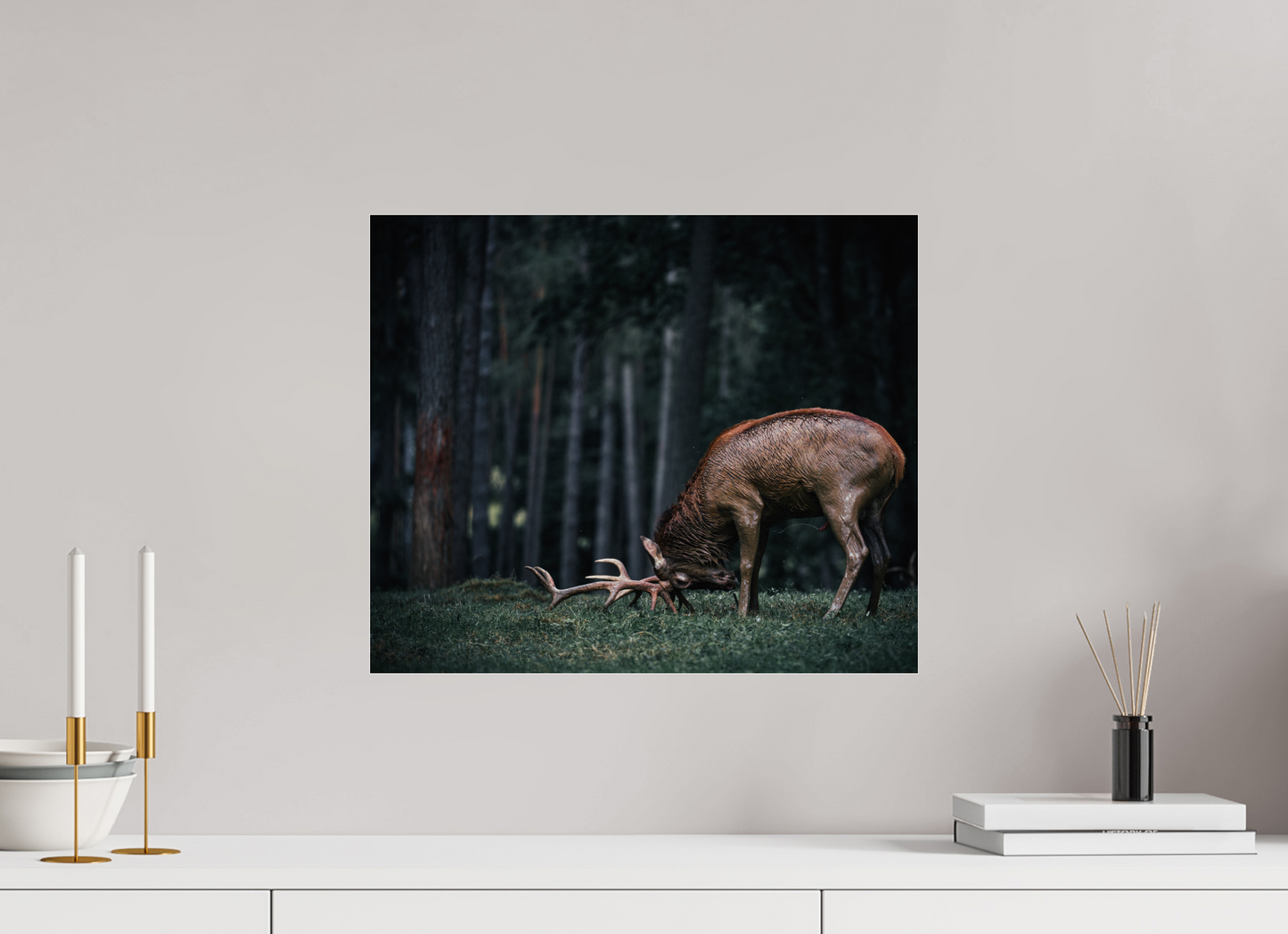 Not all those who wander are lost - Red Deer Print