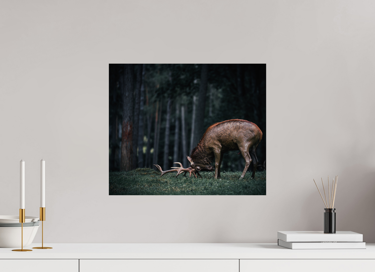 Not all those who wander are lost - Red Deer Print