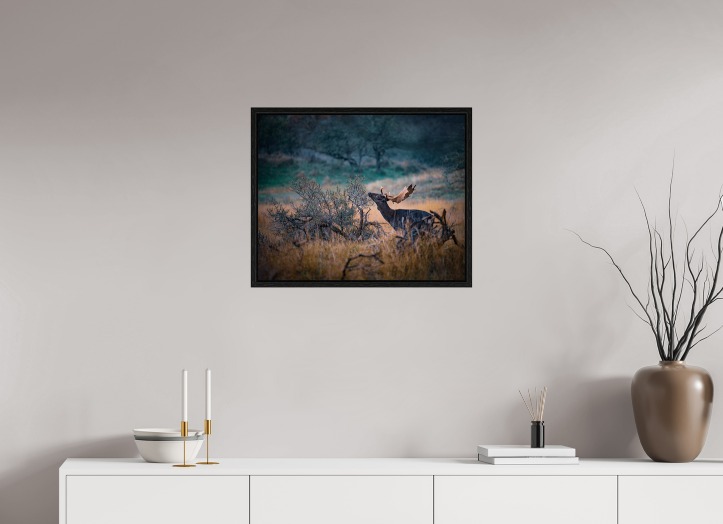 The last red berries - Deer print