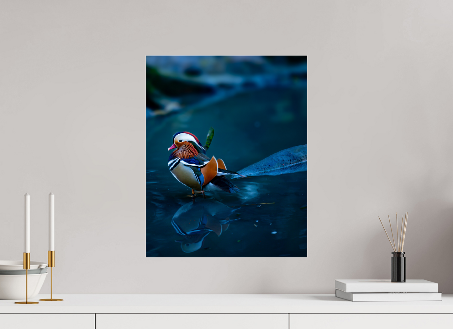 Journey of a Thousand Miles - Mandarin duck print