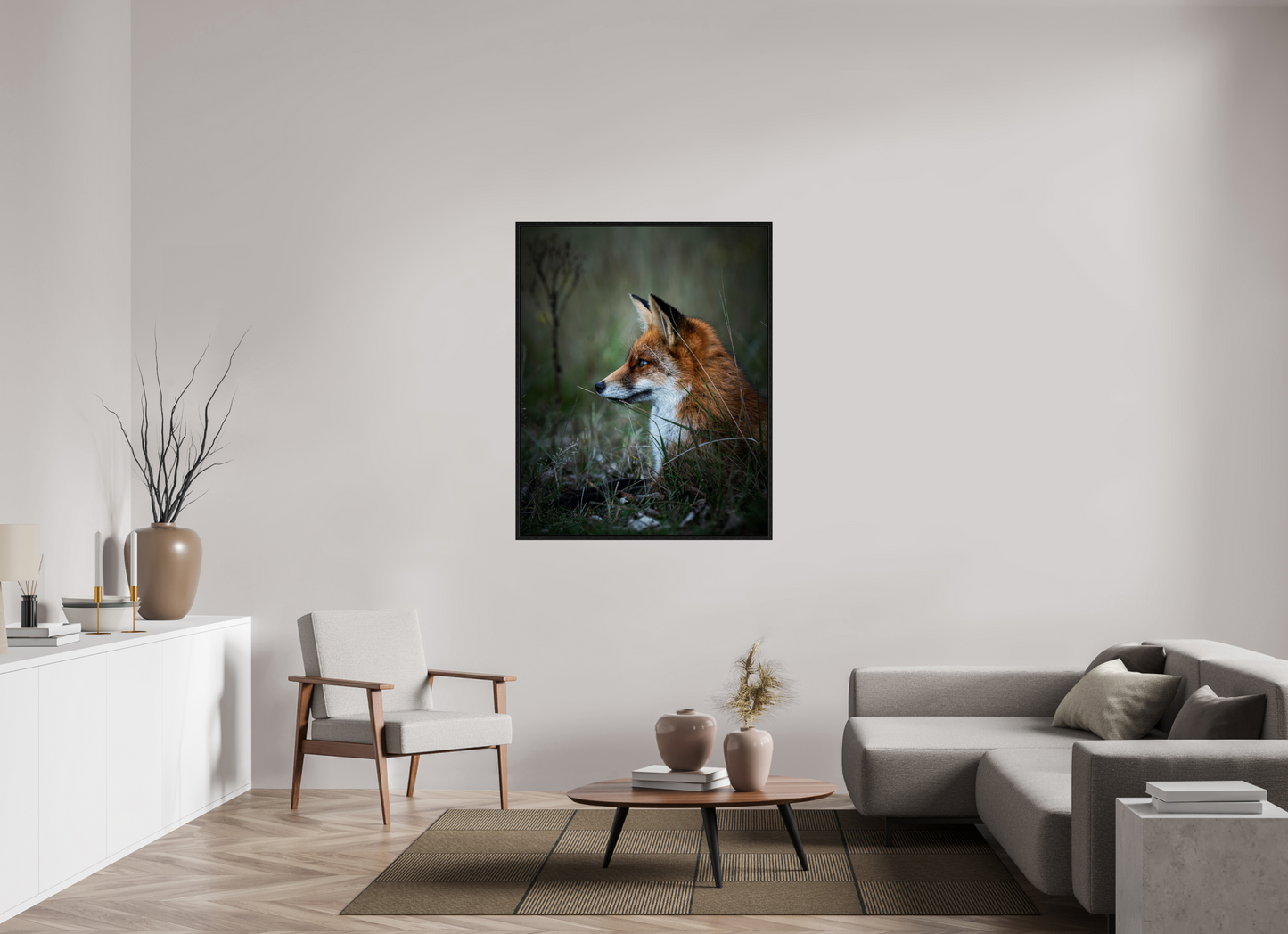 Between Fox and Wolf - Red Fox Print