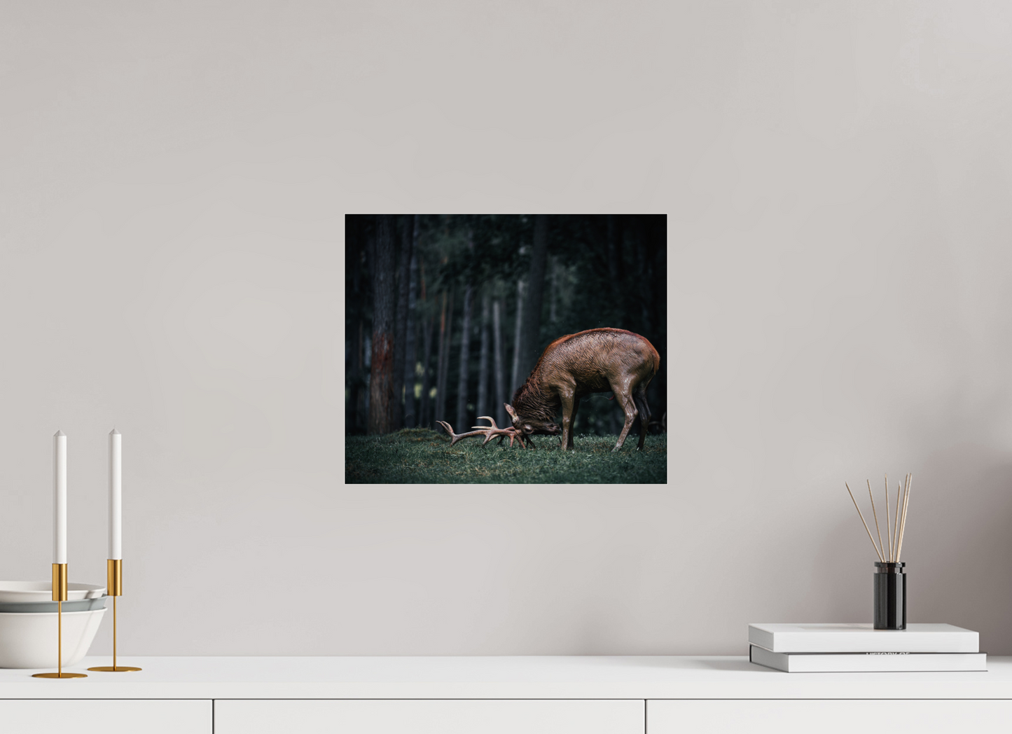 Not all those who wander are lost - Red Deer Print