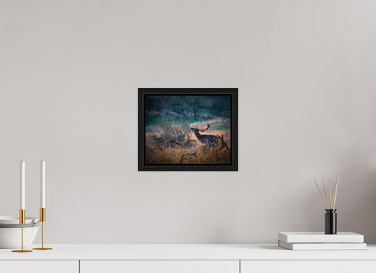 The last red berries - Deer print
