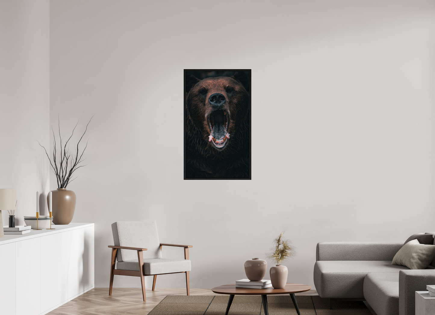 Shout in Silence - Brown bear prints